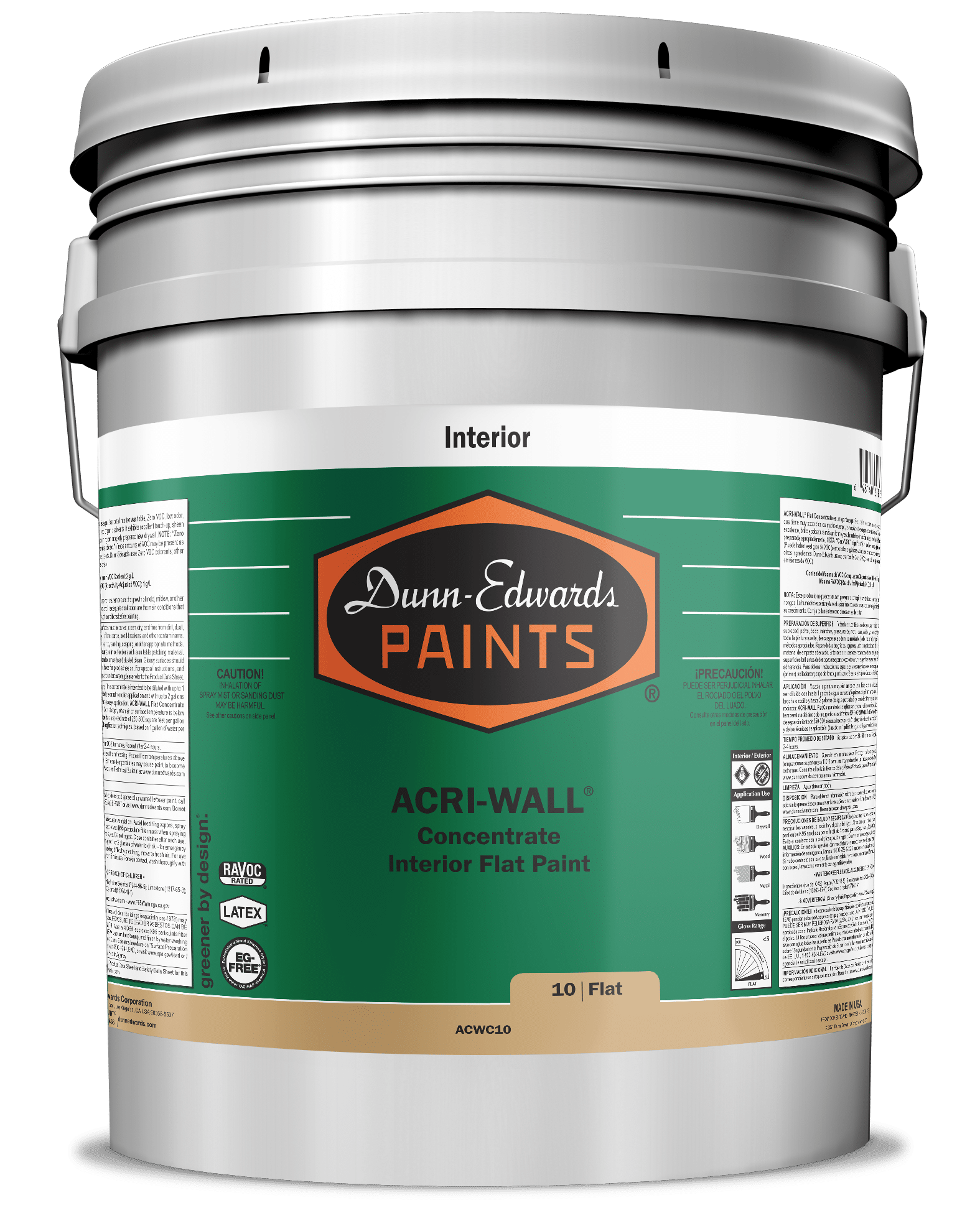 ACRI-WALL Concentrate Interior Flat Paint Can
