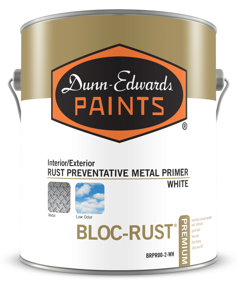 BLOC-RUST Premium Interior/Exterior Rust Preventative Metal Primer White (Water Based) Can