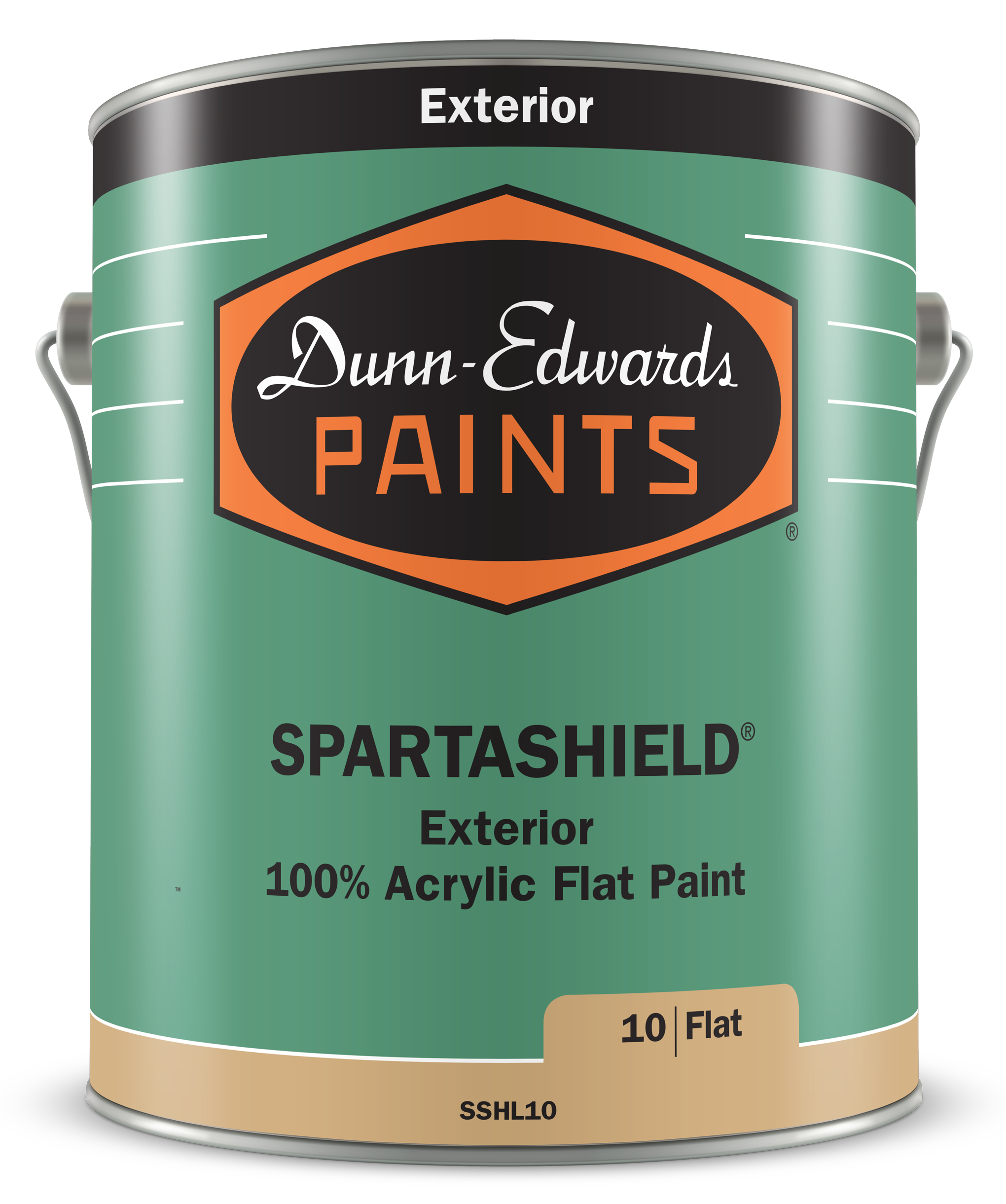 SPARTASHIELD Exterior 100% Acrylic Flat Paint Can
