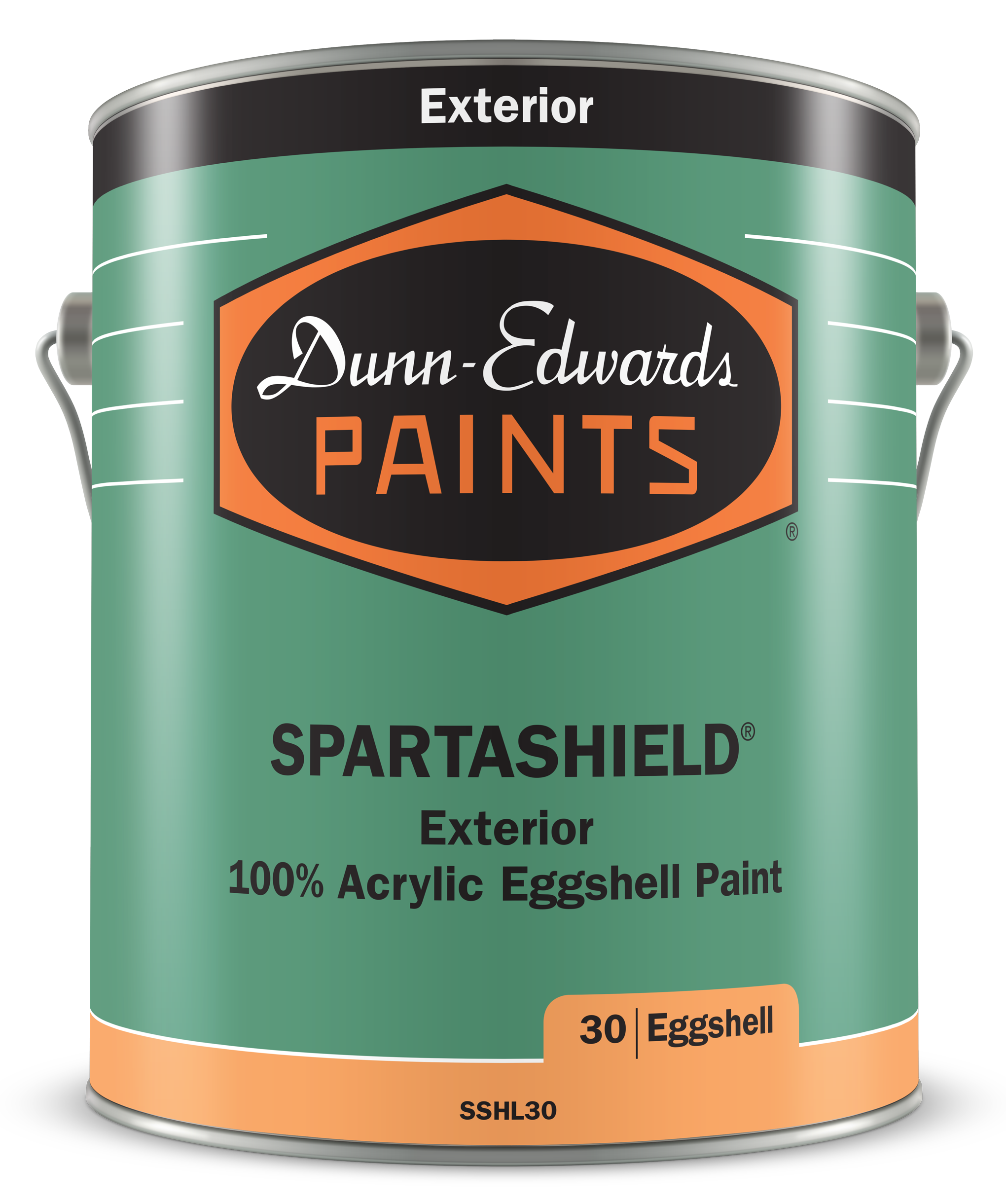 SPARTASHIELD Exterior 100% Acrylic Eggshell Paint Can