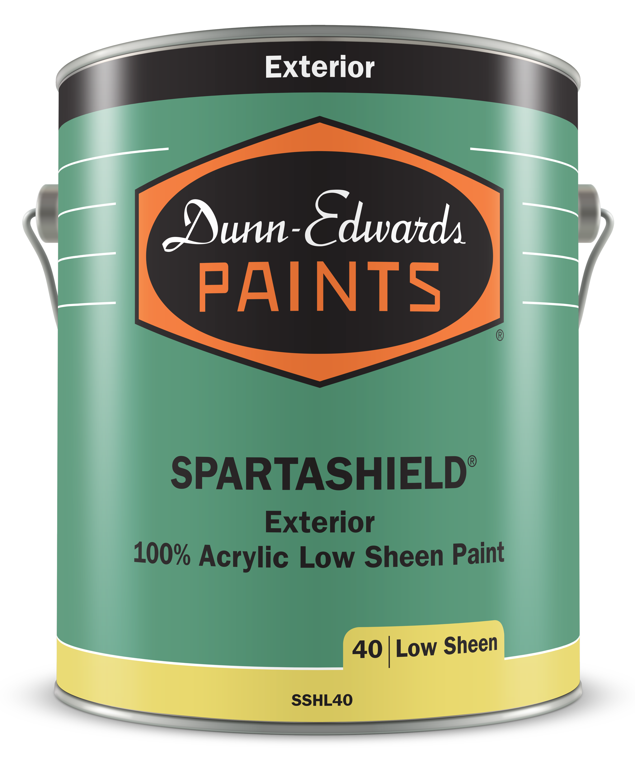 SPARTASHIELD Exterior 100% Acrylic Low Sheen Paint Can