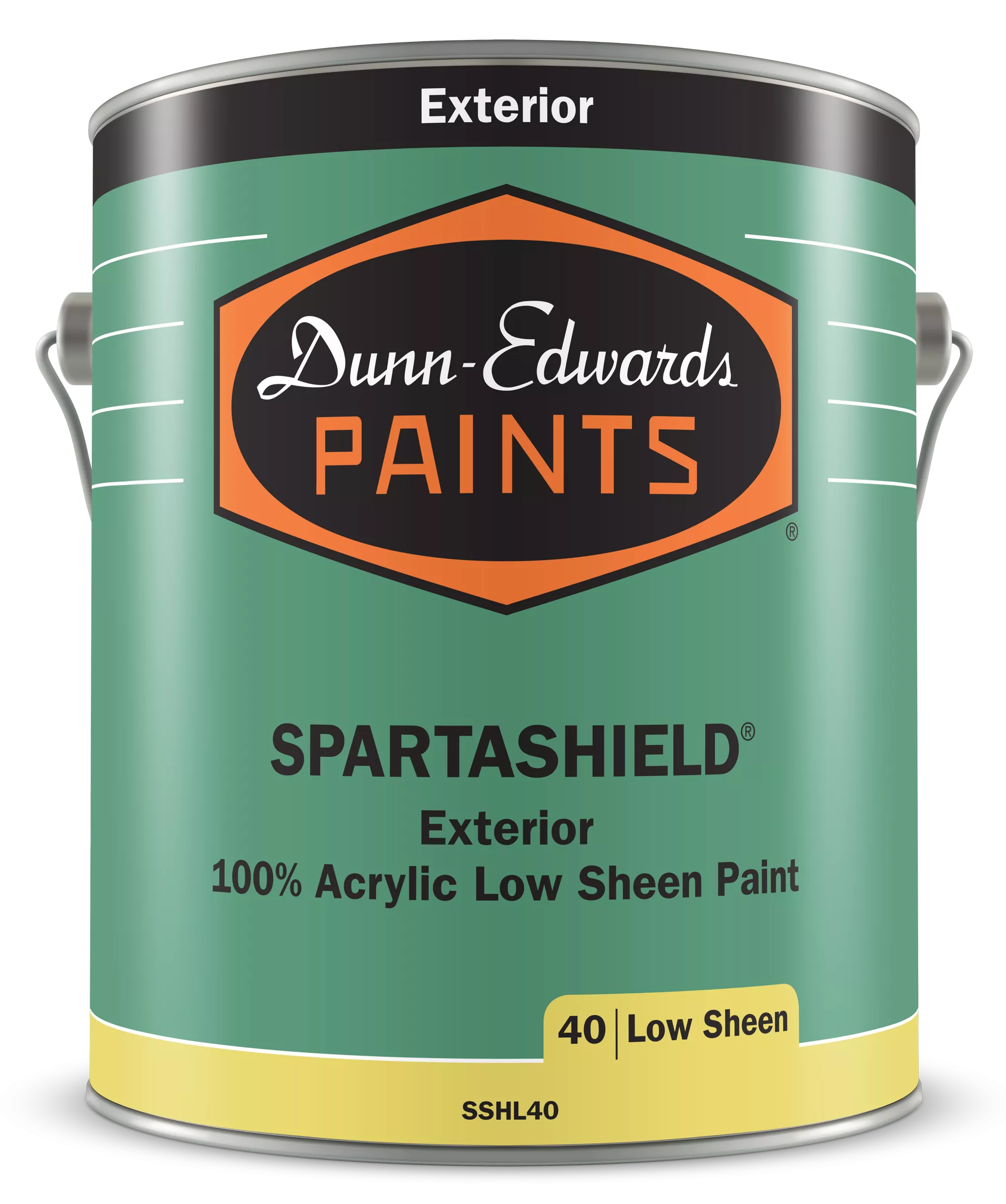 SPARTASHIELD Exterior 100% Acrylic Low Sheen Paint Can