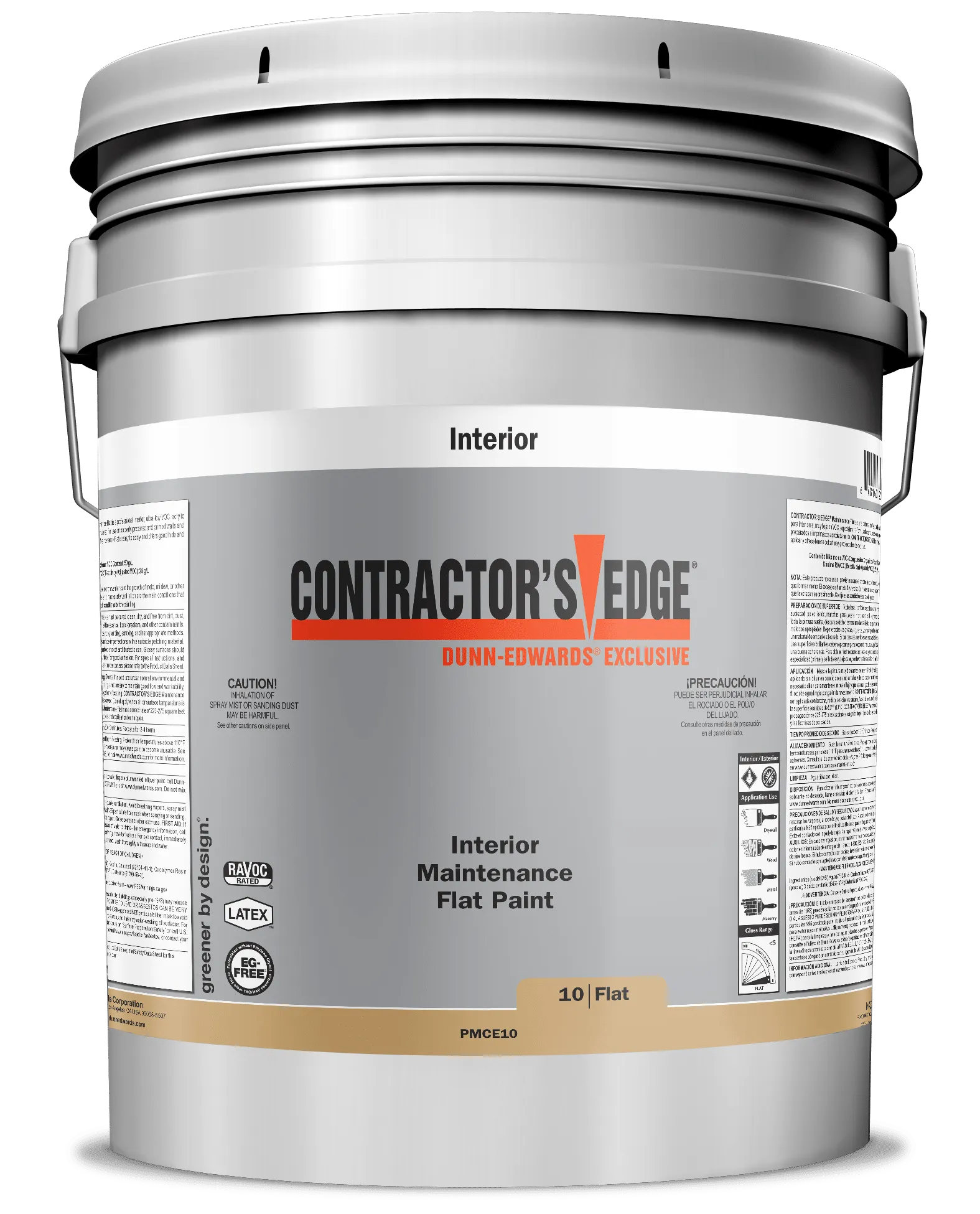 CONTRACTOR’S EDGE Interior Maintenance Flat Paint Can