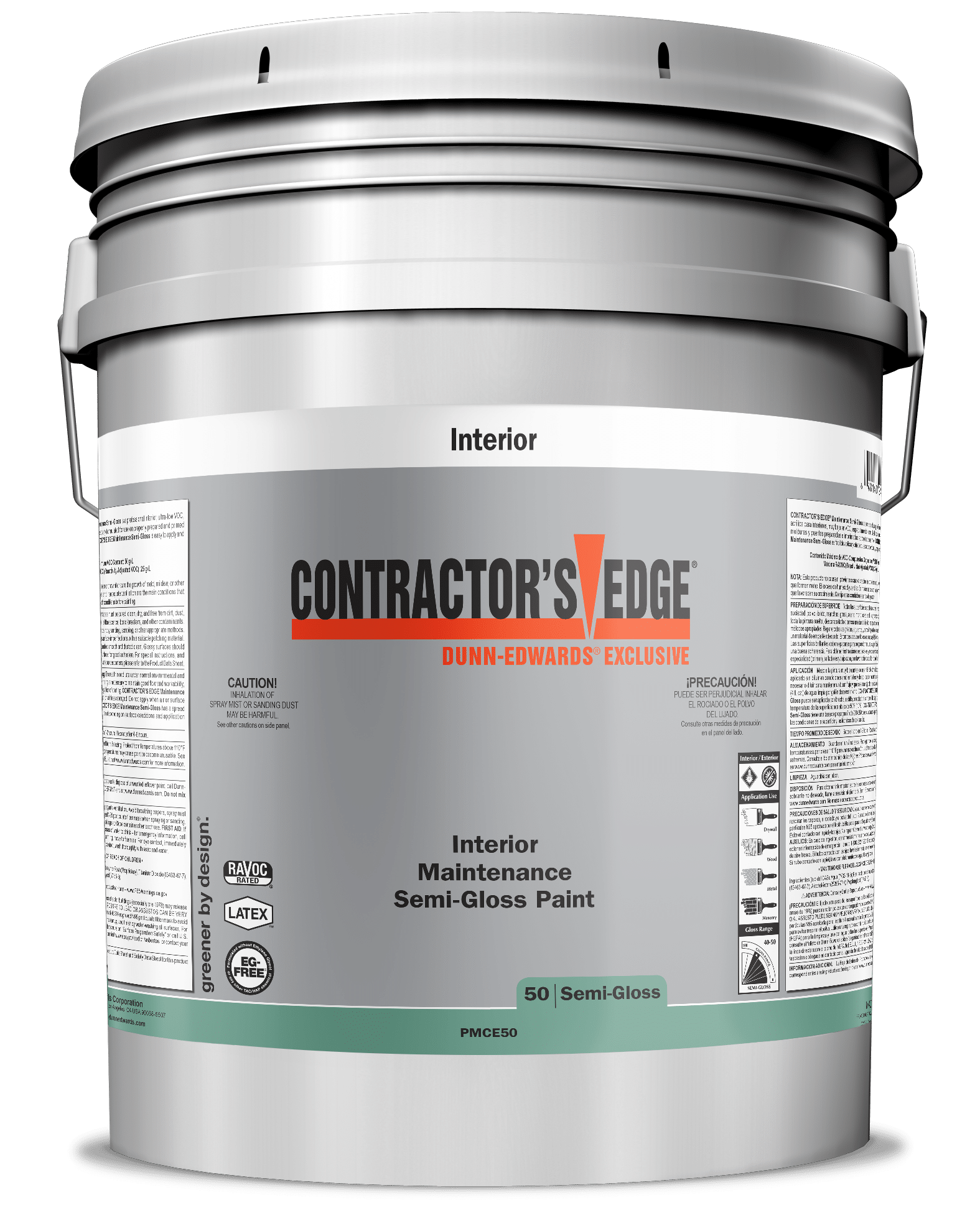 CONTRACTOR’S EDGE Interior Maintenance Semi-Gloss Paint Can