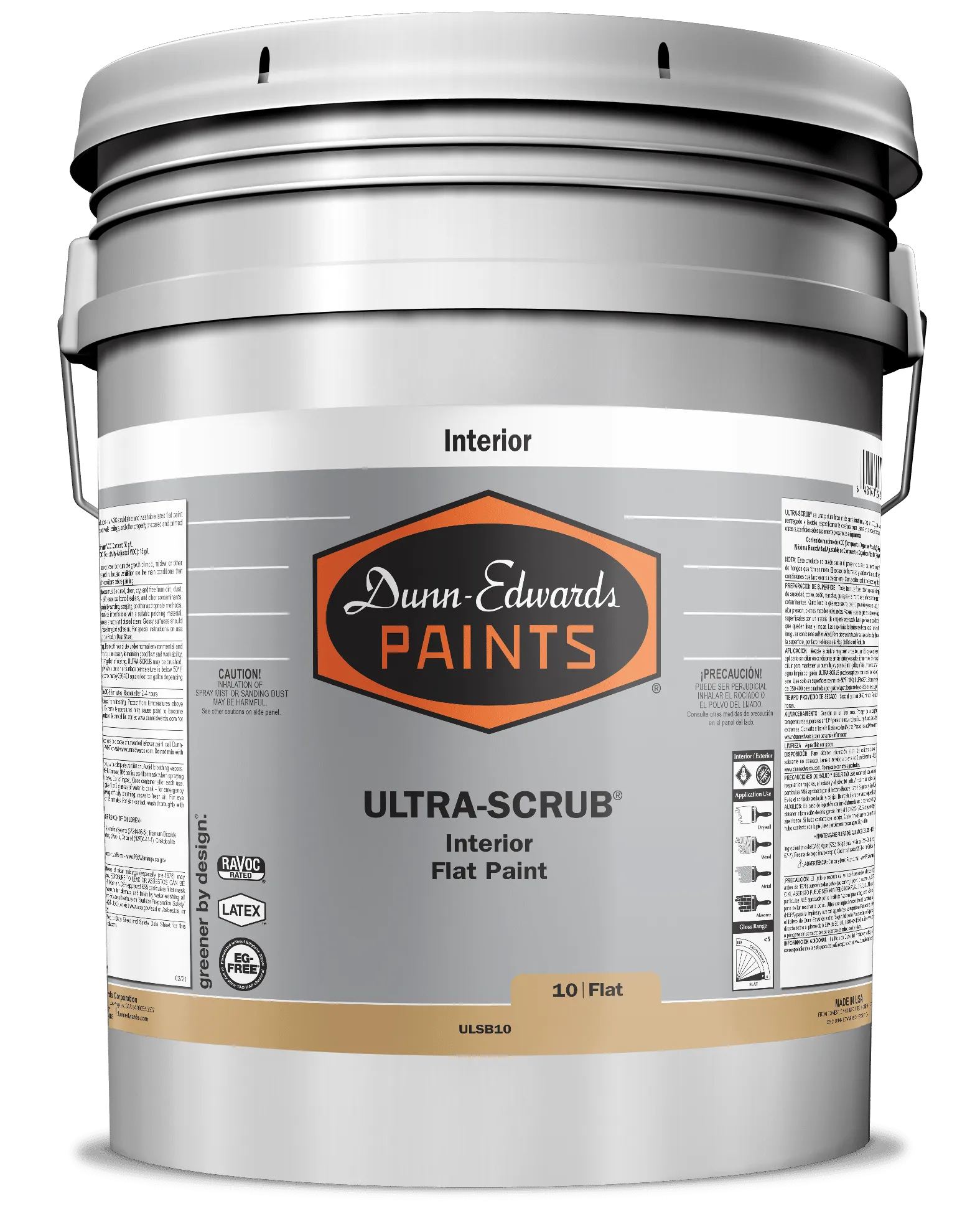 ULTRA-SCRUB Interior Flat Paint Can