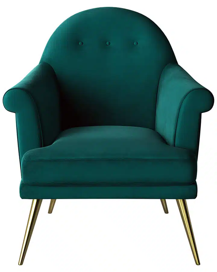 A green chair