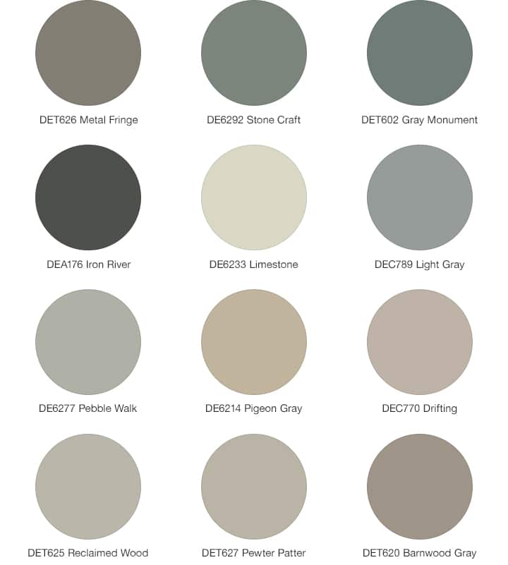 Key Grays colors