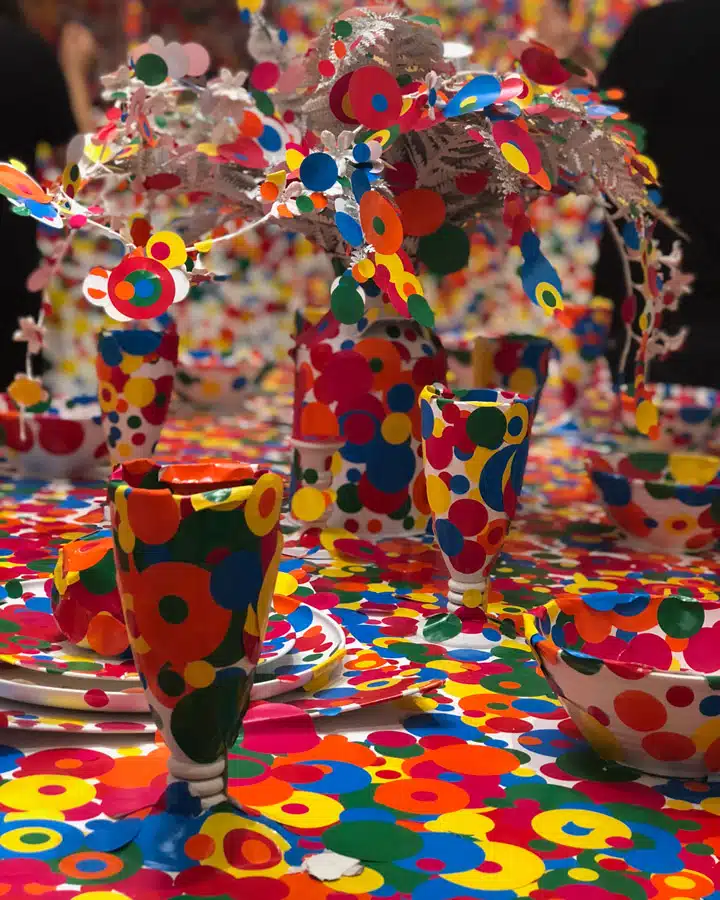 A colorful toy on a table