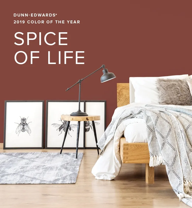 Dunn Edwards 2019 color of the year - Spice of Life