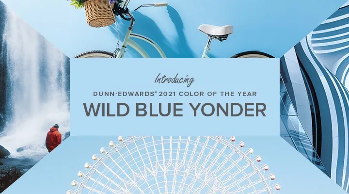 Dunn Edwards 2021 color of the year - wild blue yonder
