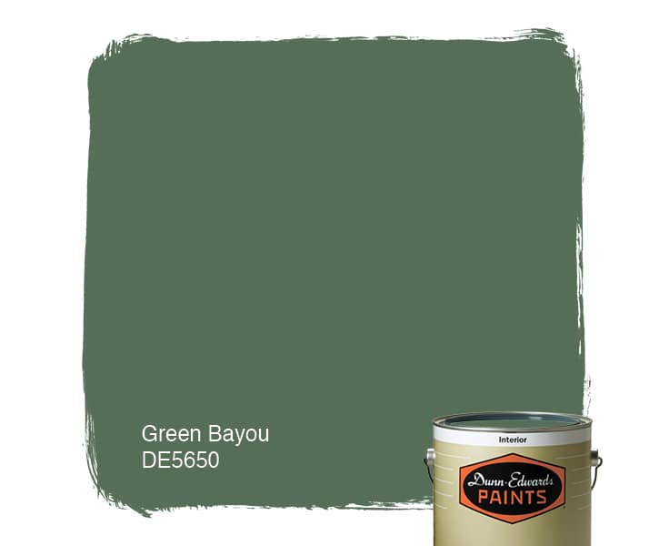 Green Bayou Paint Color DE5650 | Dunn-Edwards Paints