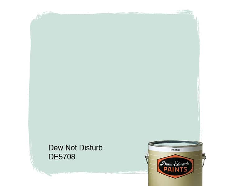 Dew Not Disturb Paint Color DE5708 DunnEdwards Paints