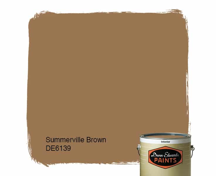 Summerville Brown Paint Color DE6139 | Dunn-Edwards Paints