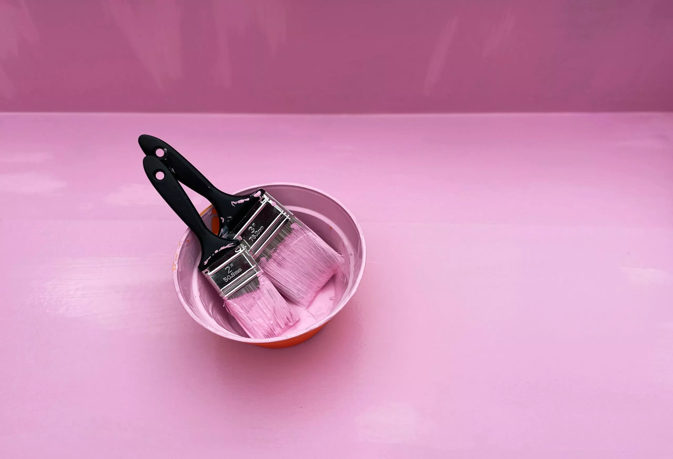Two brushes in a bowl