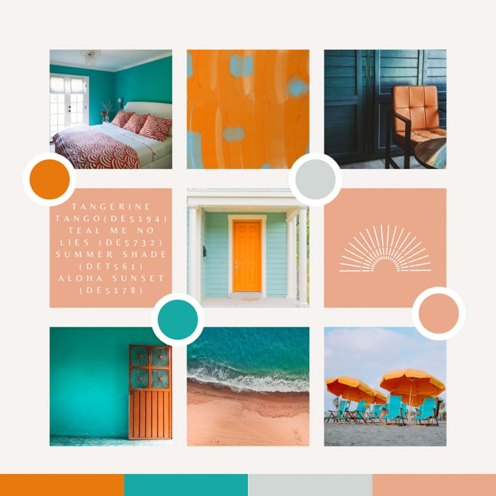 Best Oranges for the Perfect Summer Beach Cottage | Dunn-Edwards Paints