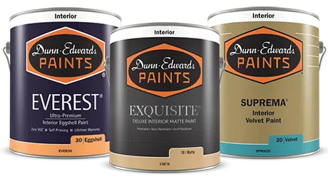 Dunn-Edwards Interior Paints Cans