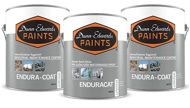 Dunn-Edwards Industrial Paint Cans